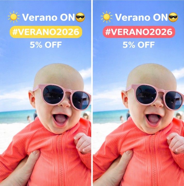 Verano On! Compra con el código #VERANO2026 Para un 5% Descuento hasta el 30 de enero..