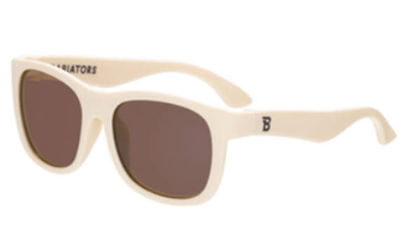 Babiators Original Navigator: Sweet Cream | Amber Lenses | 3-5 años