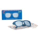 Babiators Polarizado Navigator: Midnight Blue | Light Blue Mirrored Lenses | 3-5 años