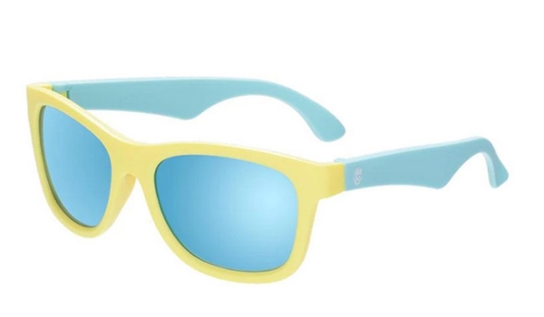 Babiators Colorblock: Navigators So Retro I Espejado Azul I 3-5 años