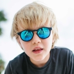 Babiators Polarizados I Keyhole: The Agent | Cobalt Mirrored Lenses | 0-2 años