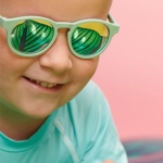 Babiators Polarizado Keyhole: Seafoam Blue| Blue Lenses | 6+ años