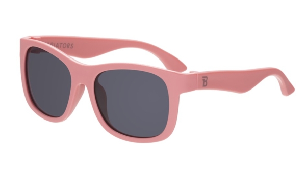 Babiators Eco Navigator: Seashell Pink| Smoke Lenses | 6+ años