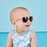 Babiators Eco Navigator: Soft Sand | Smoke Lenses | 3-5 años