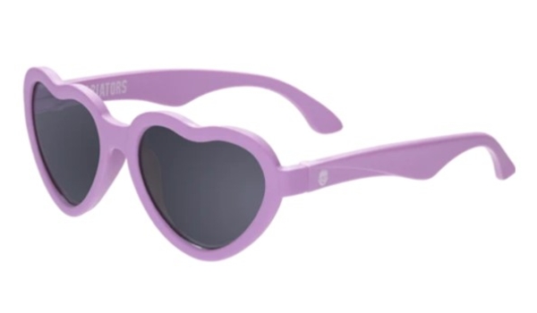 Babiators Original Hearts I Oh La Lavender I Smoke Lenses I 0-2 años
