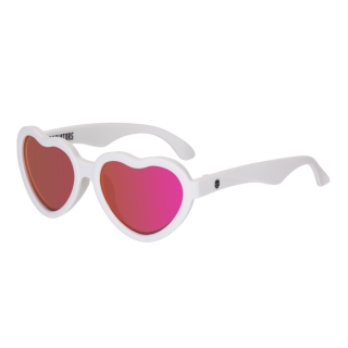 Babiators Polarized Hearts: The Sweethearts I Pink Mirrored Lenses I 0-2 años