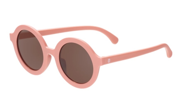 Babiators Original Euro Round: Peachy Keen I Smoke Lenses I 3-5 años