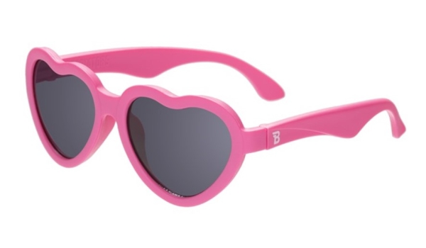 Babiators Original Hearts I Paparazzi Pink I Smoke Lenses I 0-2 años