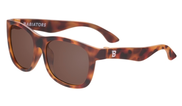 Babiators Polarizado Navigators: Totally Tortoise | Amber Lenses | 3-5 años
