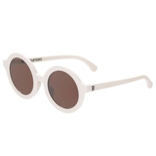 Babiators Original Euro Round: Sweet Cream I Smoke Lenses I 0-2 años