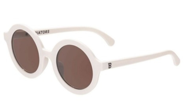 Babiators Original Euro Round: Sweet Cream I Smoke Lenses I 3-5 años