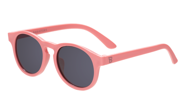 Babiators Eco Keyhole: Seashell Pink | Smoke Lenses | 0-2 años